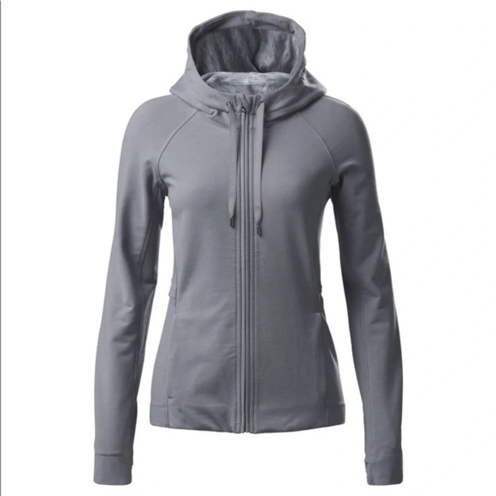 Lululemon Take Ten Full Zip Hoodie Battleship Size 4 - Picture 5 of 16